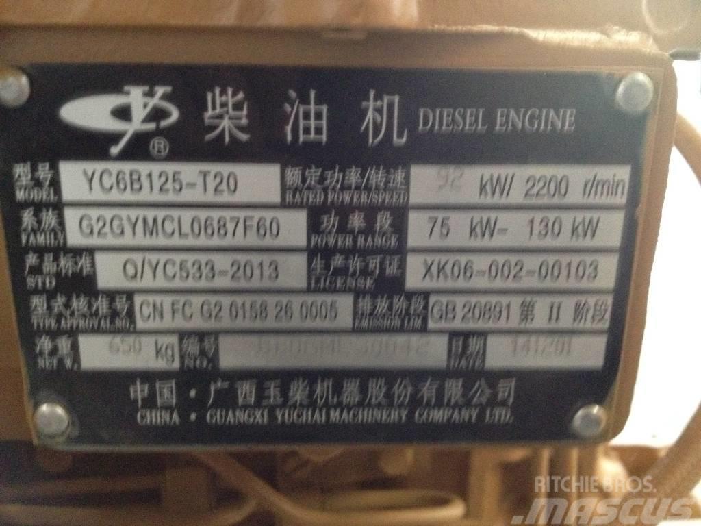 Yuchai YC6B125-T20 Silniki