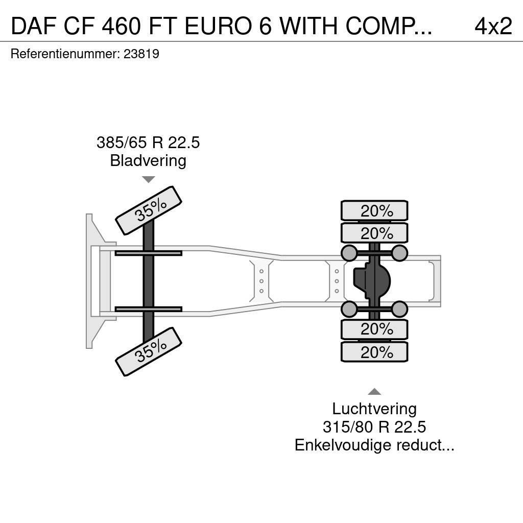 DAF CF 460 FT EURO 6 WITH COMPRESSOR Ciągniki siodłowe