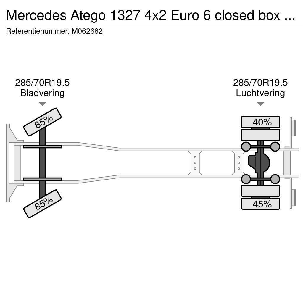Mercedes-Benz Atego 1327 4x2 Euro 6 closed box + taillift Samochody ciężarowe ze skrzynią zamkniętą