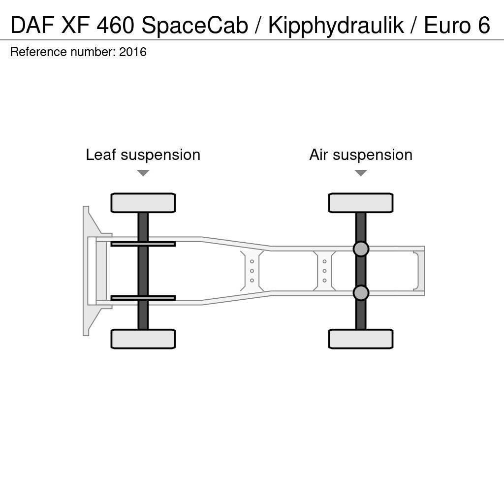 DAF XF 460 SpaceCab / Kipphydraulik / Euro 6 Ciągniki siodłowe