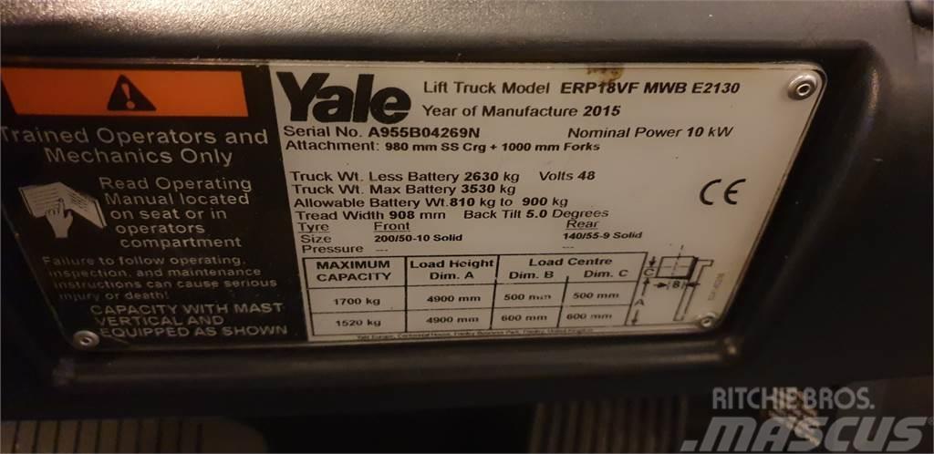 Yale ERP18VF MWB Wózki elektryczne