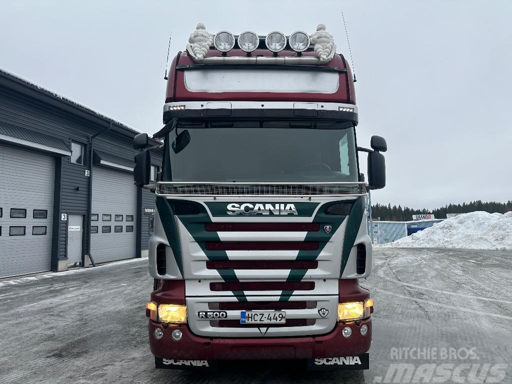 Scania R500 6x2 hiab nosturilla Ciągniki siodłowe