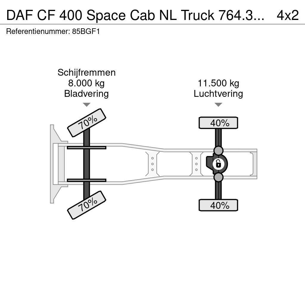 DAF CF 400 Space Cab NL Truck 764.313KM Ciągniki siodłowe