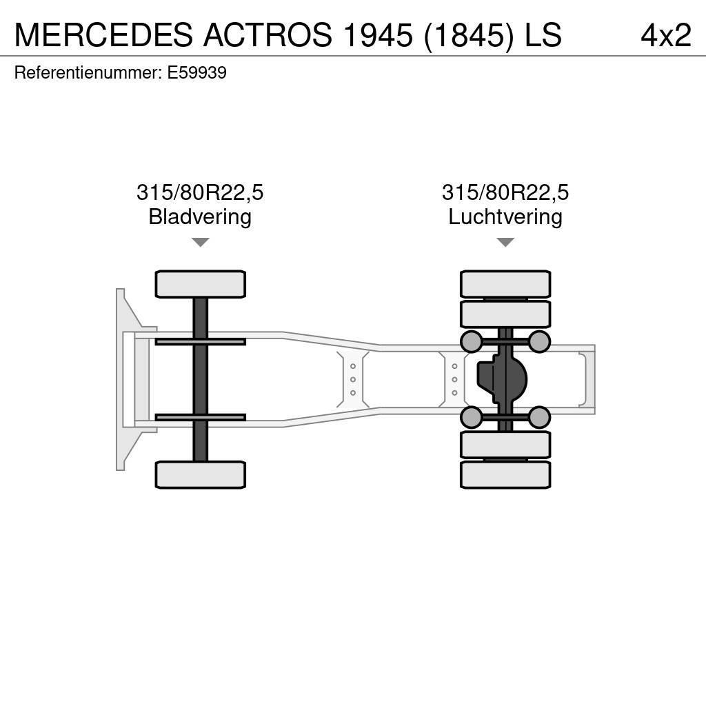 Mercedes-Benz ACTROS 1945 (1845) LS Ciągniki siodłowe