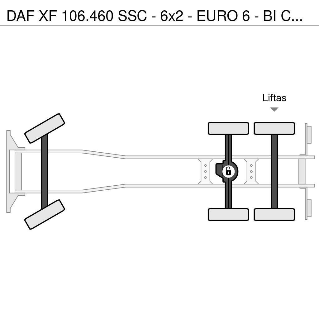 DAF XF 106.460 SSC - 6x2 - EURO 6 - BI COOL- VERY GOOD Ciężarówki typu Platforma / Skrzynia