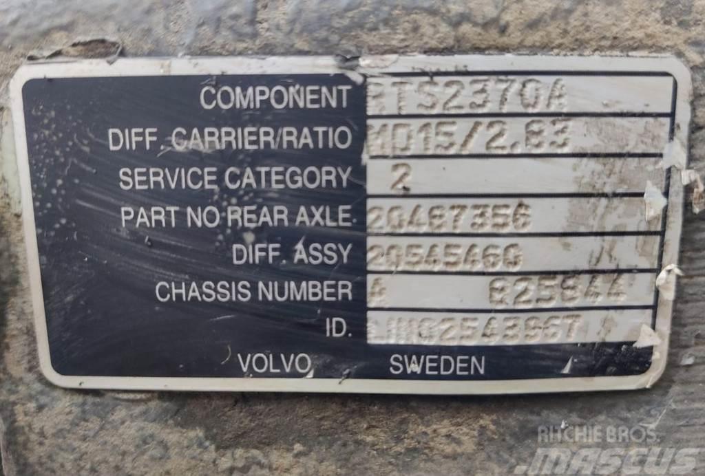 Volvo FH4 RTS2370A DRIVEN AXLE RAT 2.83 20487356, 205454 Mosty, wały i osie