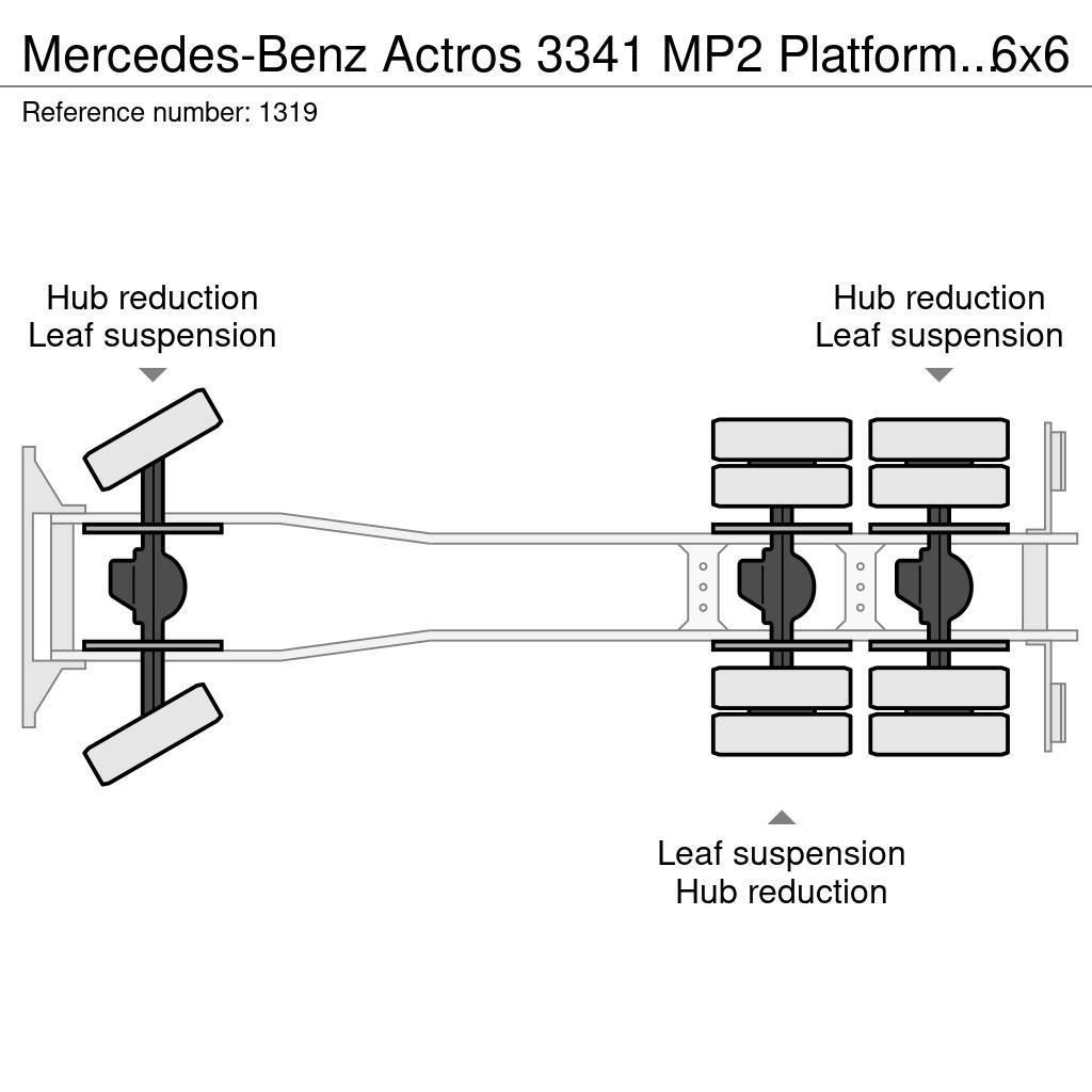 Mercedes-Benz Actros 3341 MP2 Platform Twistlocks for 20ft Conta Ciężarówki typu Platforma / Skrzynia