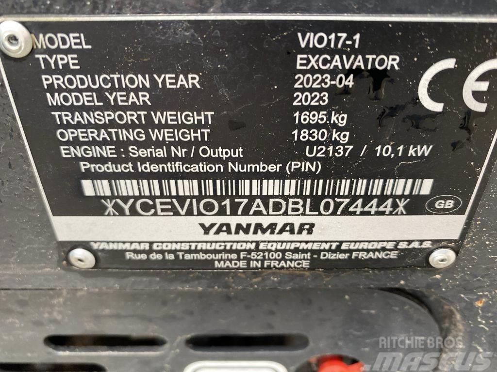 Yanmar VIO17-1 Minikoparki