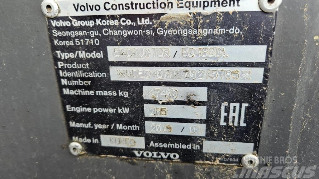 Volvo EC 480 D L Koparki gąsienicowe