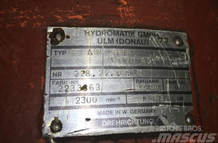 Hydromatik O&K RH6 Pompa hydrauliczna A8V 80 ER Hydraulika