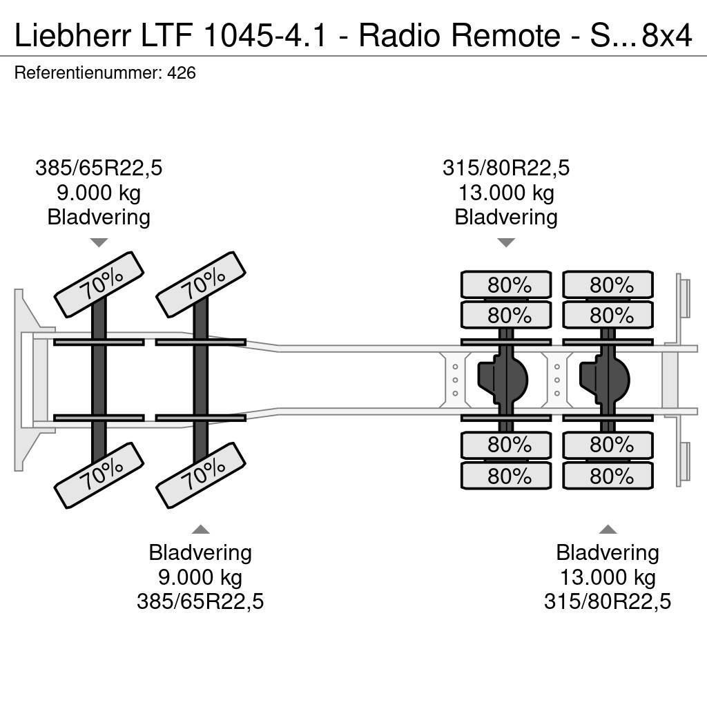 Liebherr LTF 1045-4.1 - Radio Remote - Scania P410 8x4 - Eu Żurawie szosowo-terenowe