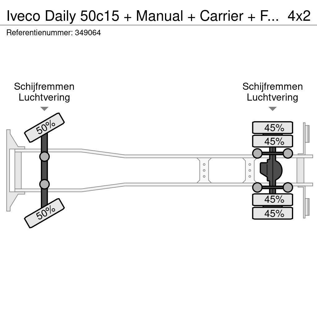 Iveco Daily 50c15 + Manual + Carrier + Flower transport Chłodnie samochodowe