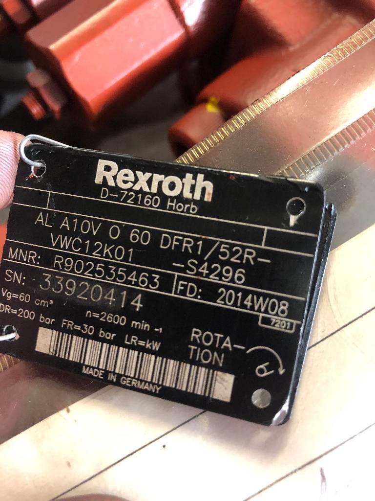 Rexroth A10VO60DFR1/52R-VWC12K04-S0827 +  A10VO45ED72/52L Inne akcesoria