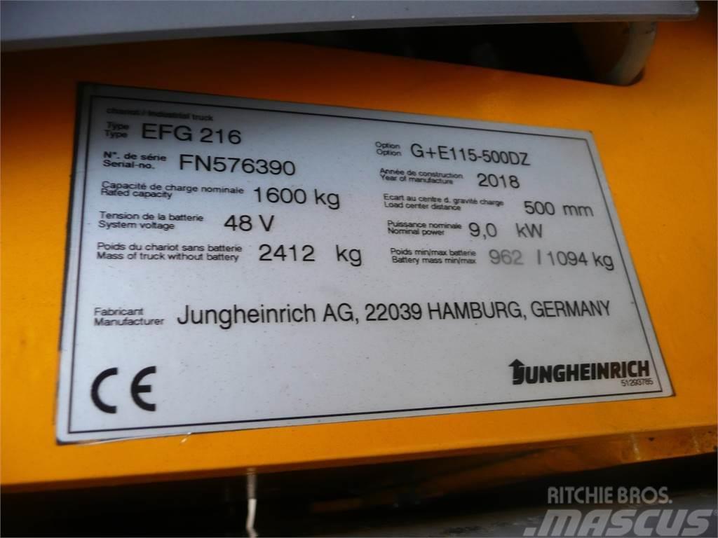 Jungheinrich EFG 216 500 DZ Wózki elektryczne