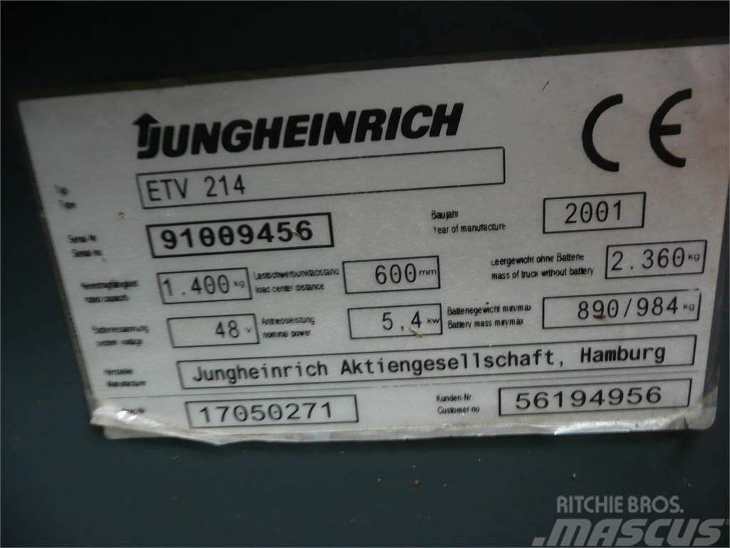 Jungheinrich ETV 214 600 DZ Wózki widłowe wysokiego składowania