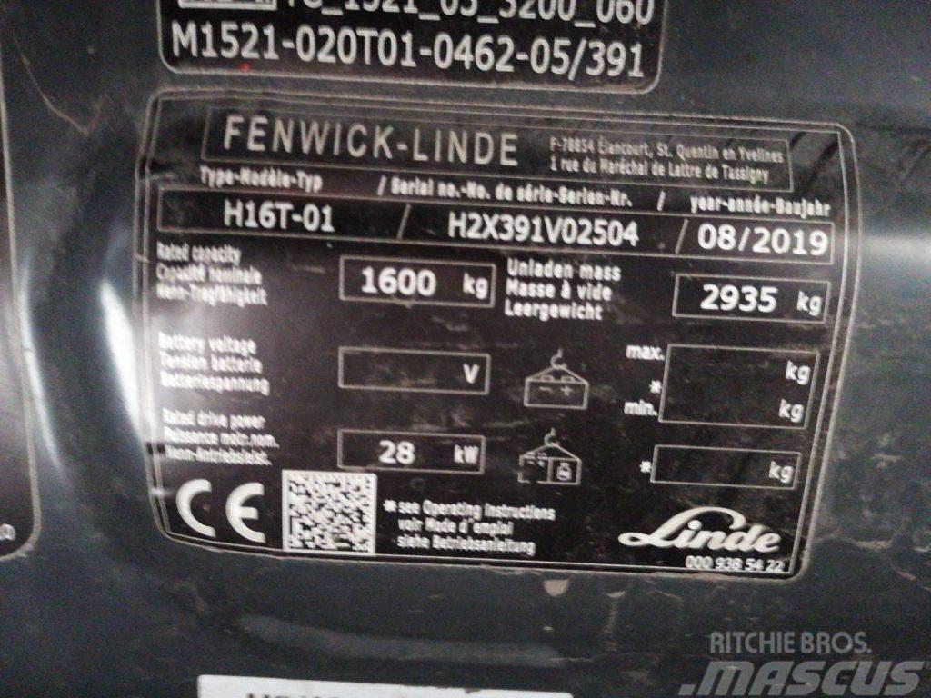 Linde H16T-01 Wózki LPG