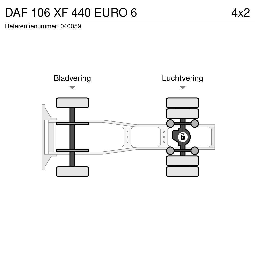 DAF 106 XF 440 EURO 6 Ciągniki siodłowe