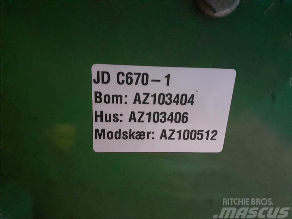 John Deere C670 Akcesoria do kombajnów zbożowych