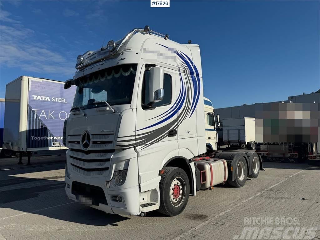 Mercedes-Benz Actros 6x2 tow truck w/ hydraulics WATCH VIDEO Ciągniki siodłowe