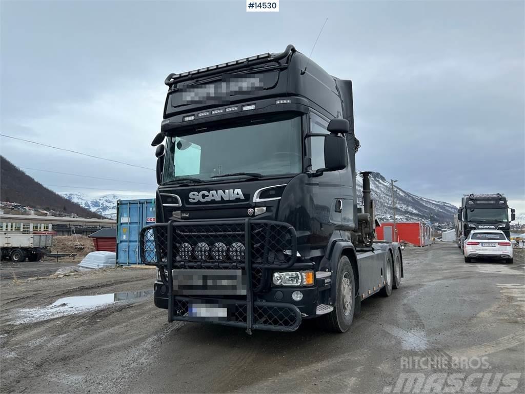 Scania R730 6x4 Crane hauler w/ 22 t/m palfinger crane Żurawie samochodowe