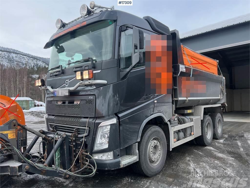 Volvo Fh 540 6x4 plow rigged tipper truck WATCH VIDEO Wywrotki
