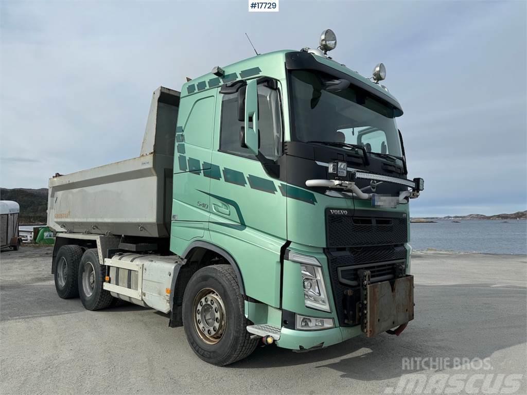 Volvo fh 540 6x4 plow rigged tipper. Euro 6. WATCH VIDEO Wywrotki