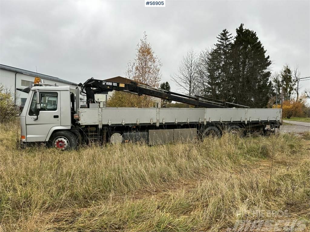 Volvo Crane truck FL10 with long flatbed (Rep. Object) Żurawie samochodowe