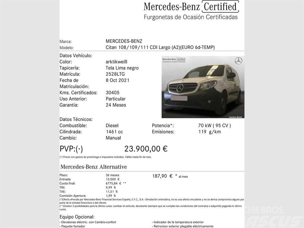 Mercedes-Benz Citan N1 Furgón 109CDI BE Largo Busy / Vany