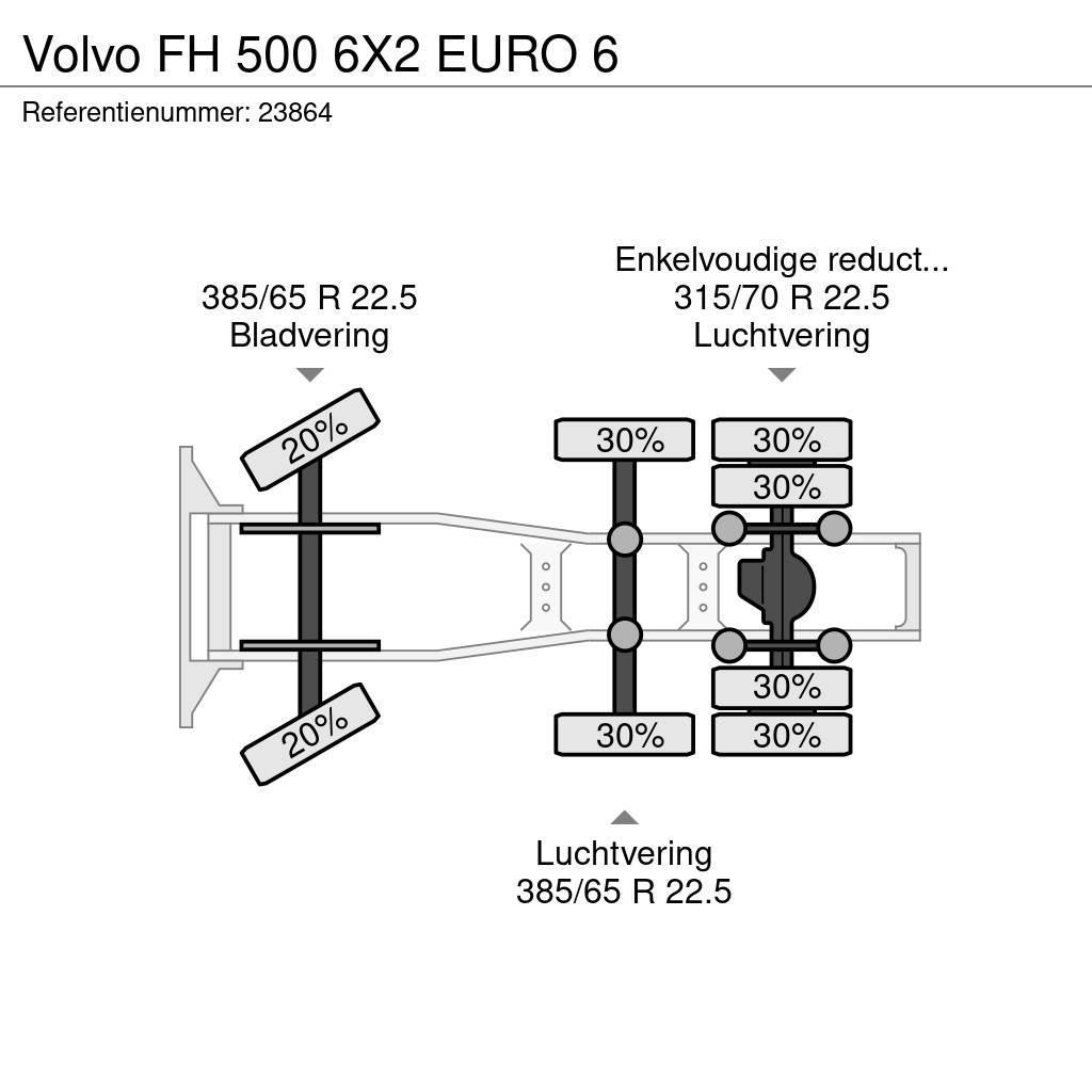 Volvo FH 500 6X2 EURO 6 Ciągniki siodłowe
