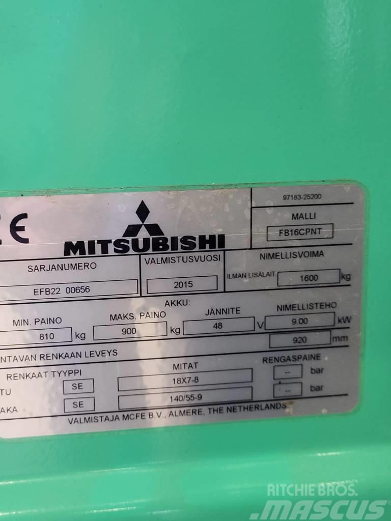 Mitsubishi FB16CPNT " Lappeenrannassa" Wózki elektryczne