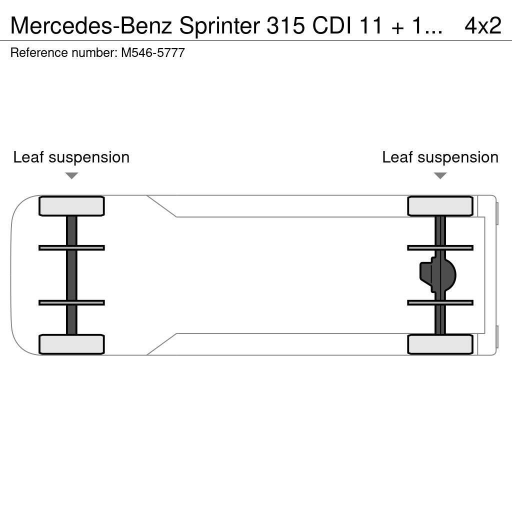 Mercedes-Benz Sprinter 315 CDI 11 + 1 SEATS / LIFT Autobusy miejskie