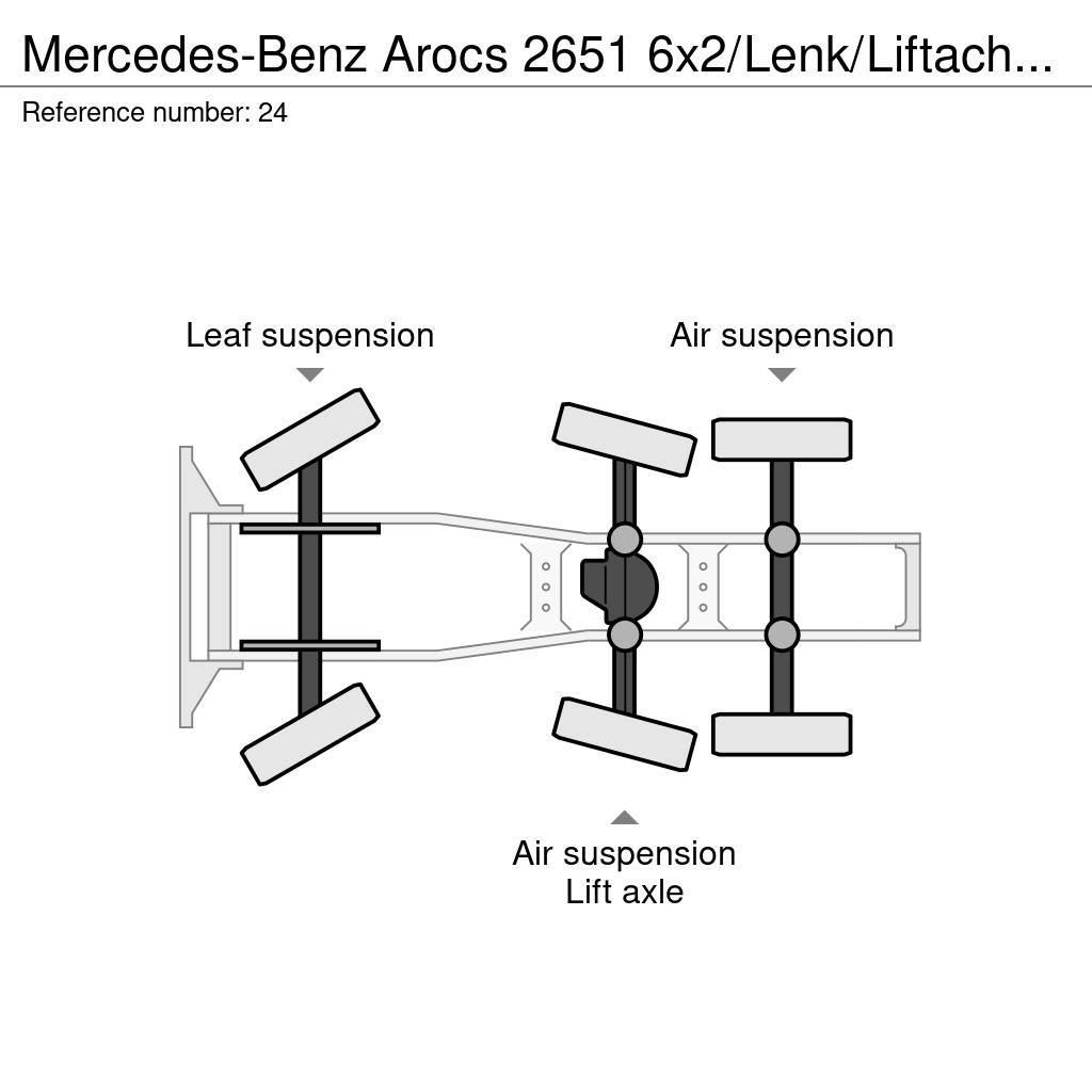 Mercedes-Benz Arocs 2651 6x2/Lenk/Liftachse/ Eu6/282 tkm Ciągniki siodłowe
