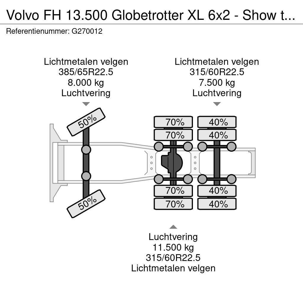 Volvo FH 13.500 Globetrotter XL 6x2 - Show truck - Custo Ciągniki siodłowe