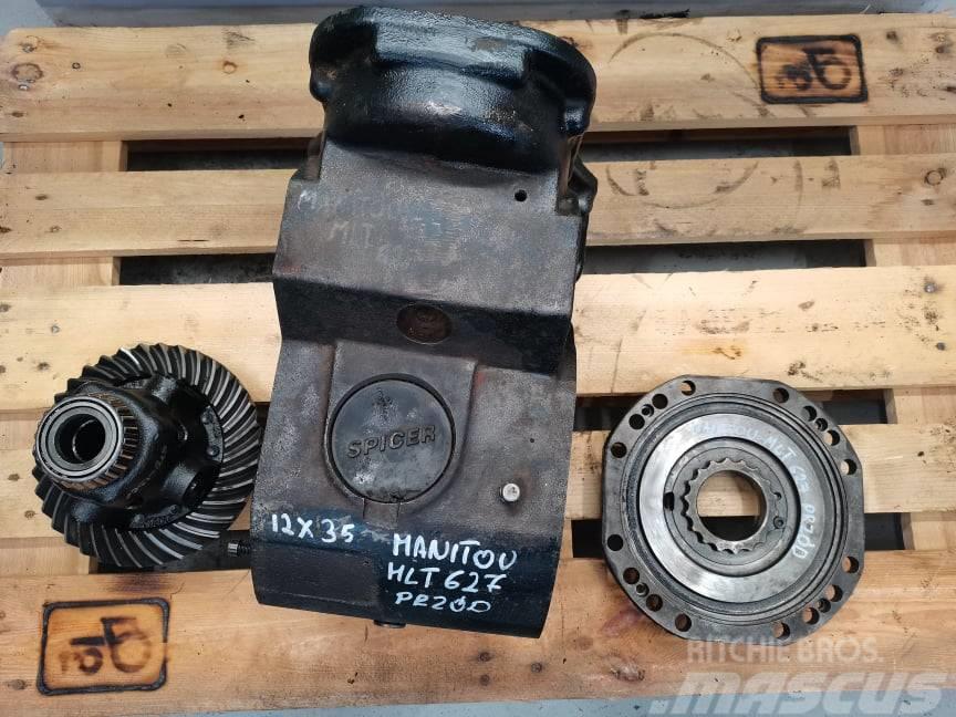 Manitou MLT 627 {Spicer 12X35} differential Axles