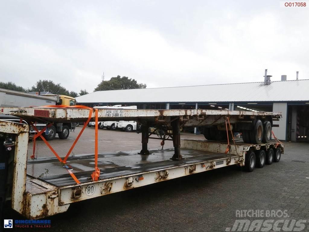  Traylona 2-axle platform trailer 39000KG / Extenda Naczepy niskopodłogowe