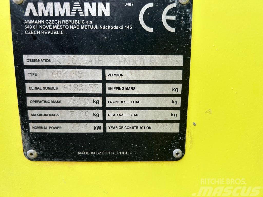 Ammann ARX45 ( 1400MM Wide Drum ) Zagęszczarki gruntu