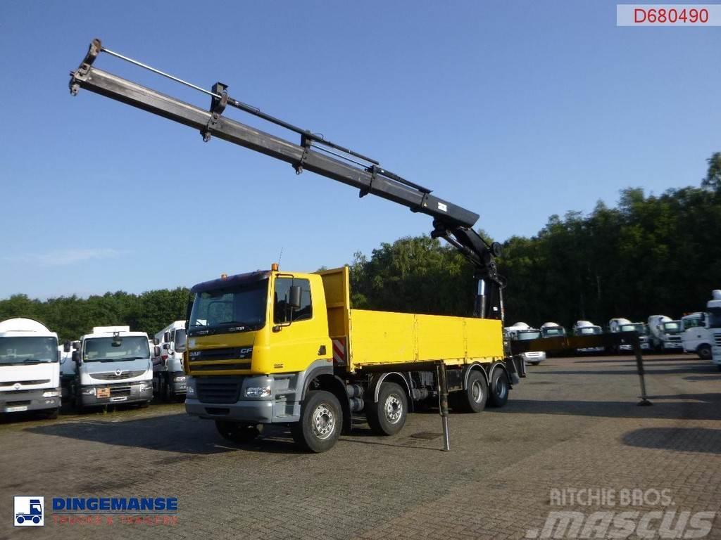 DAF CF 85.480 8x4 + Hiab 700 EP-4 Hipro Ciężarówki typu Platforma / Skrzynia