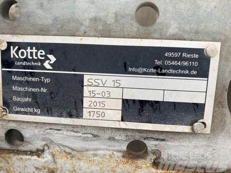 Kotte SSV 15 Schleppschuhverteiler Rozrzutnik obornika