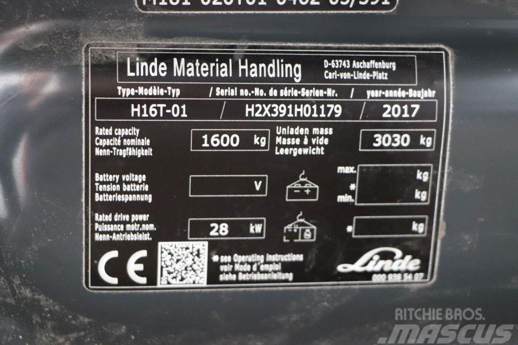 Linde H16T-01 Wózki LPG