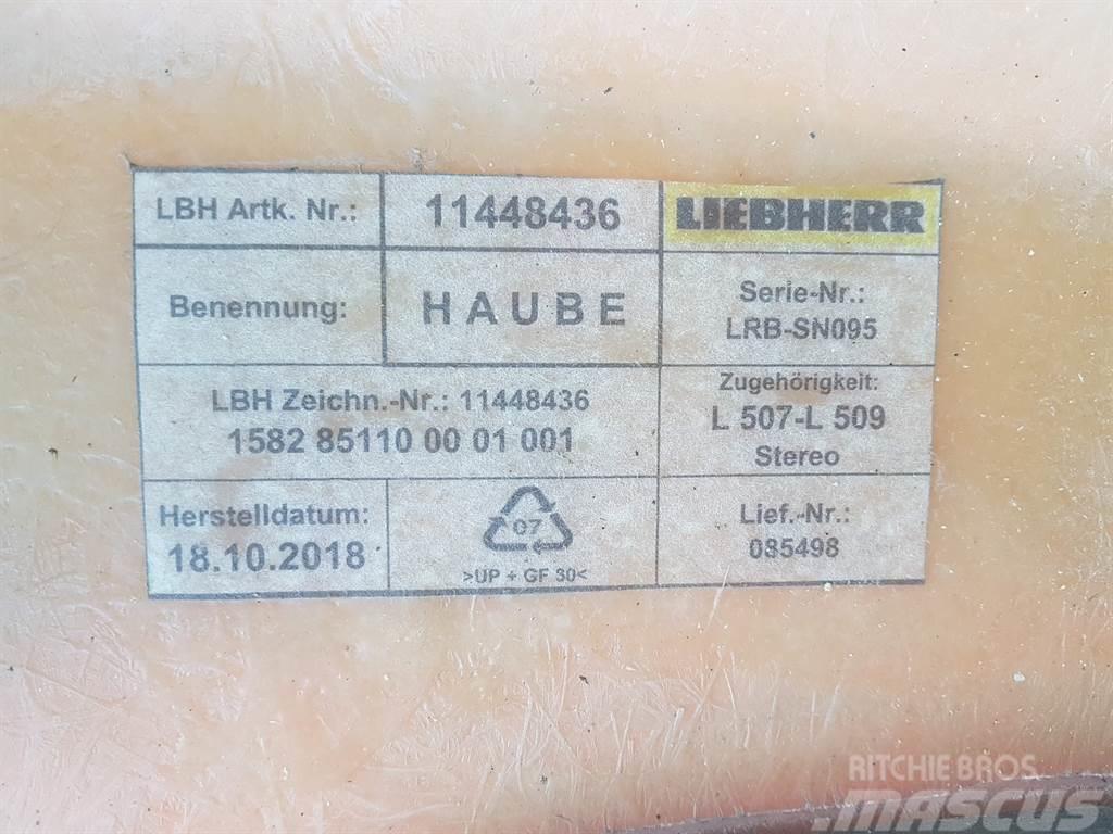 Liebherr L507-L509 Stereo-11448436-Engine hood/Motorhaube Ramy i zawieszenie