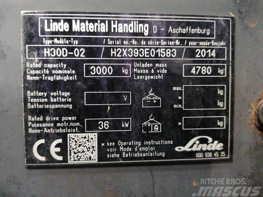 Linde H30D-02 Wózki Diesla