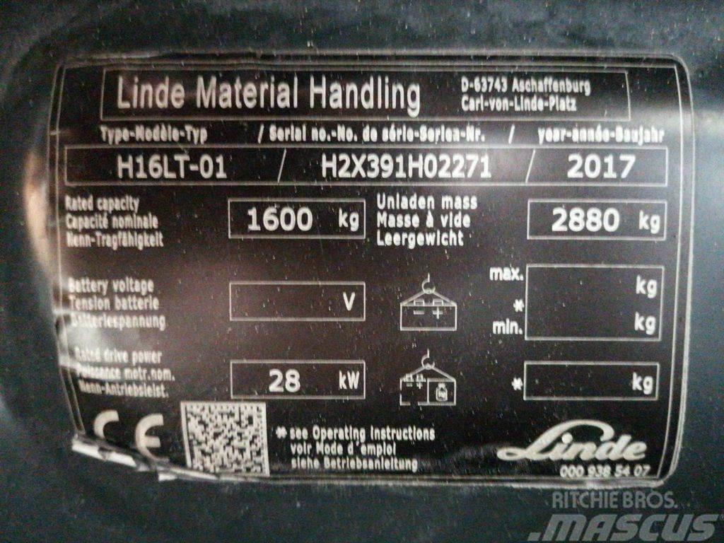 Linde H16LT-01 Wózki LPG