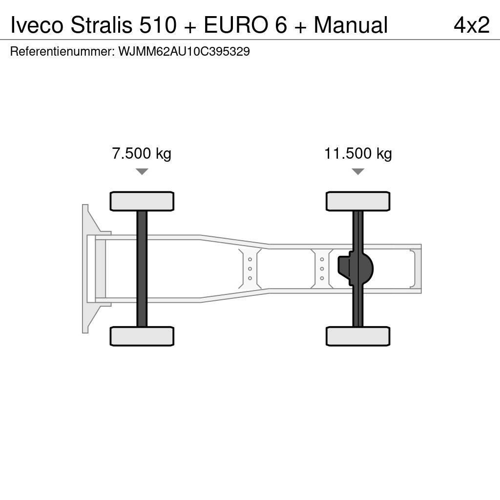 Iveco Stralis 510 + EURO 6 + Manual Ciągniki siodłowe