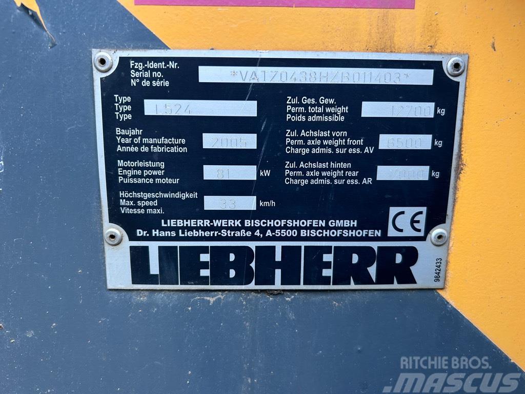 Liebherr L 524 Ładowarki kołowe