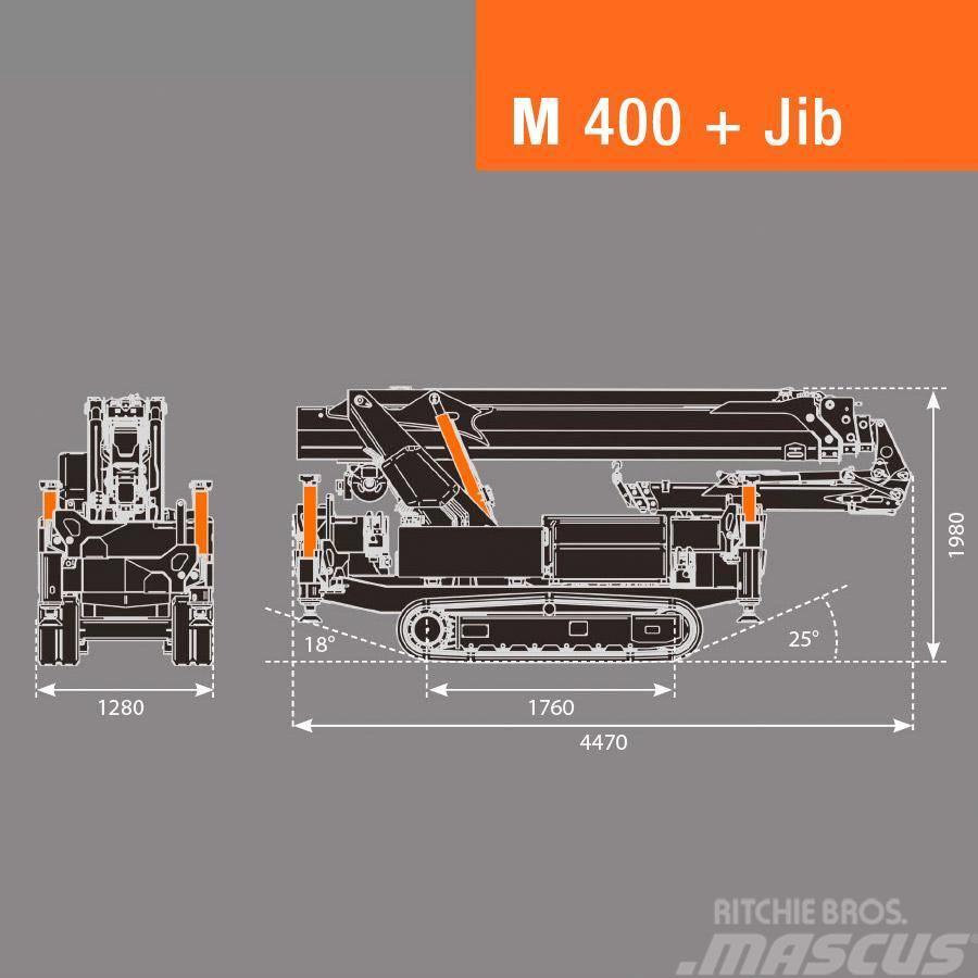 BG Lift M400 Minikraan / Mini-rupskraan / Glaskraan Mini dźwigi