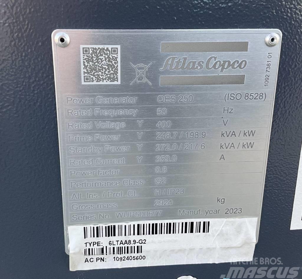 Atlas Copco QES 250 Super Silent Nowy Unused Agregaty prądotwórcze Diesla