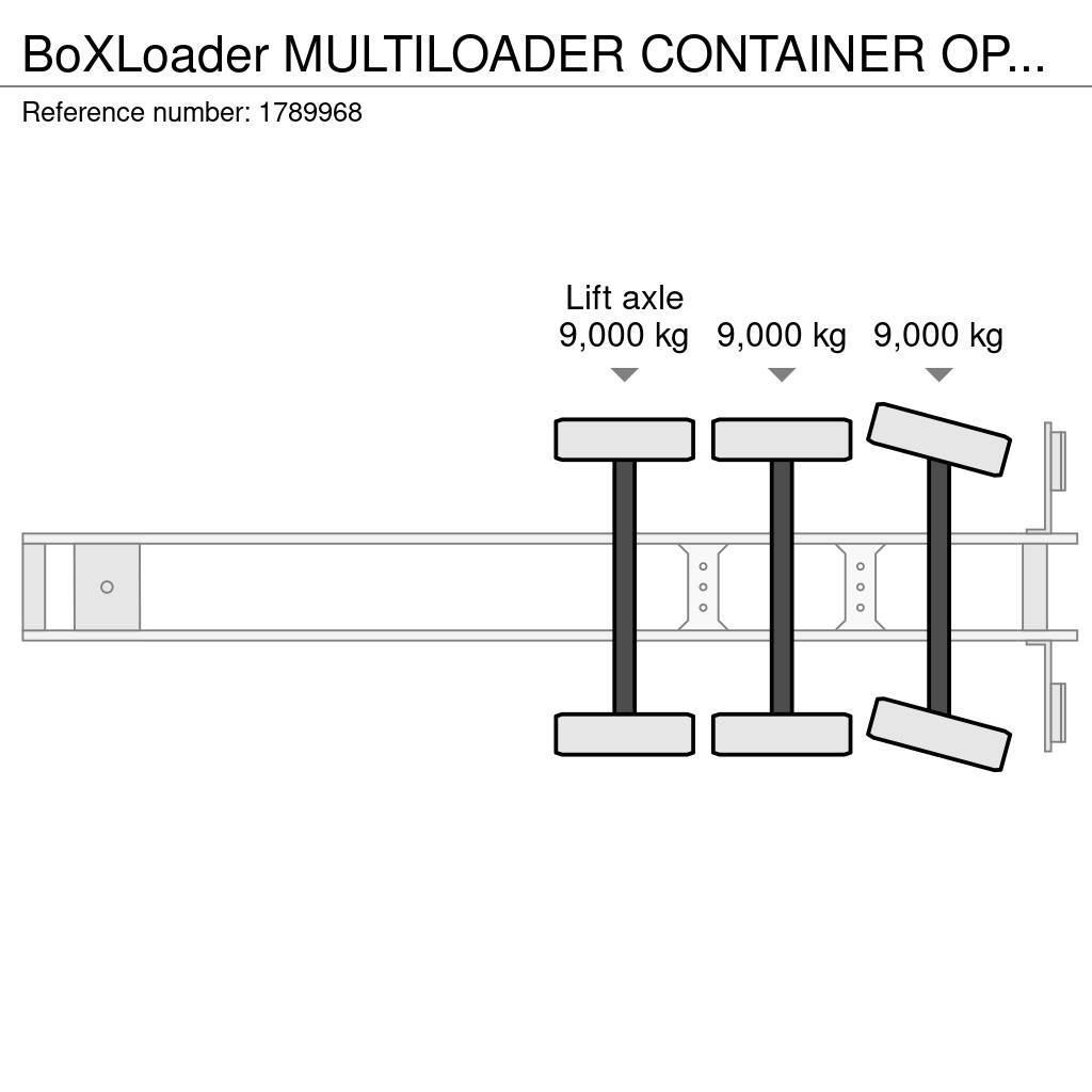 BOXLOADER MULTILOADER CONTAINER OPLEGGER/TRAILER/A Naczepy do transportu kontenerów
