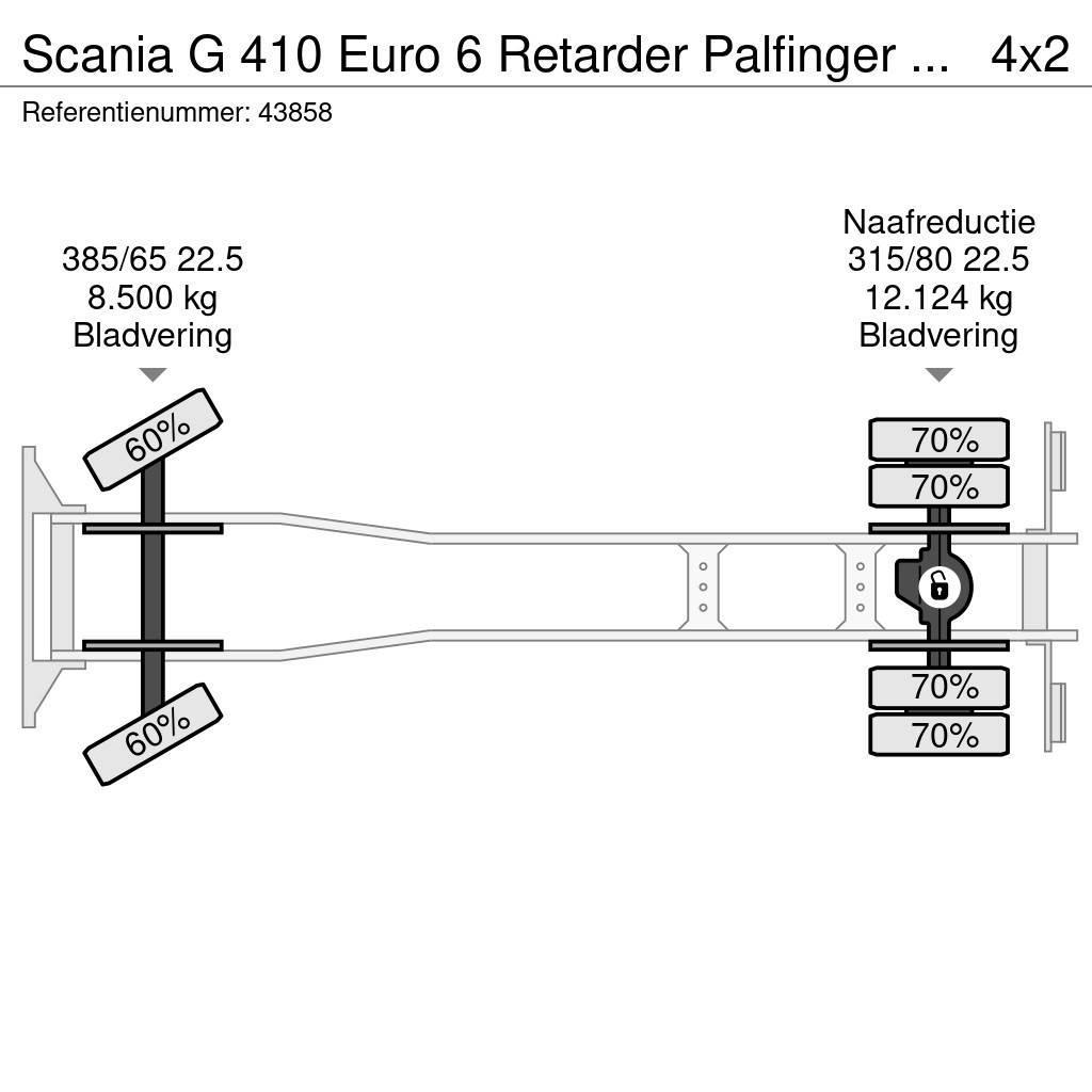 Scania G 410 Euro 6 Retarder Palfinger 15 Ton haakarmsyst Hakowce