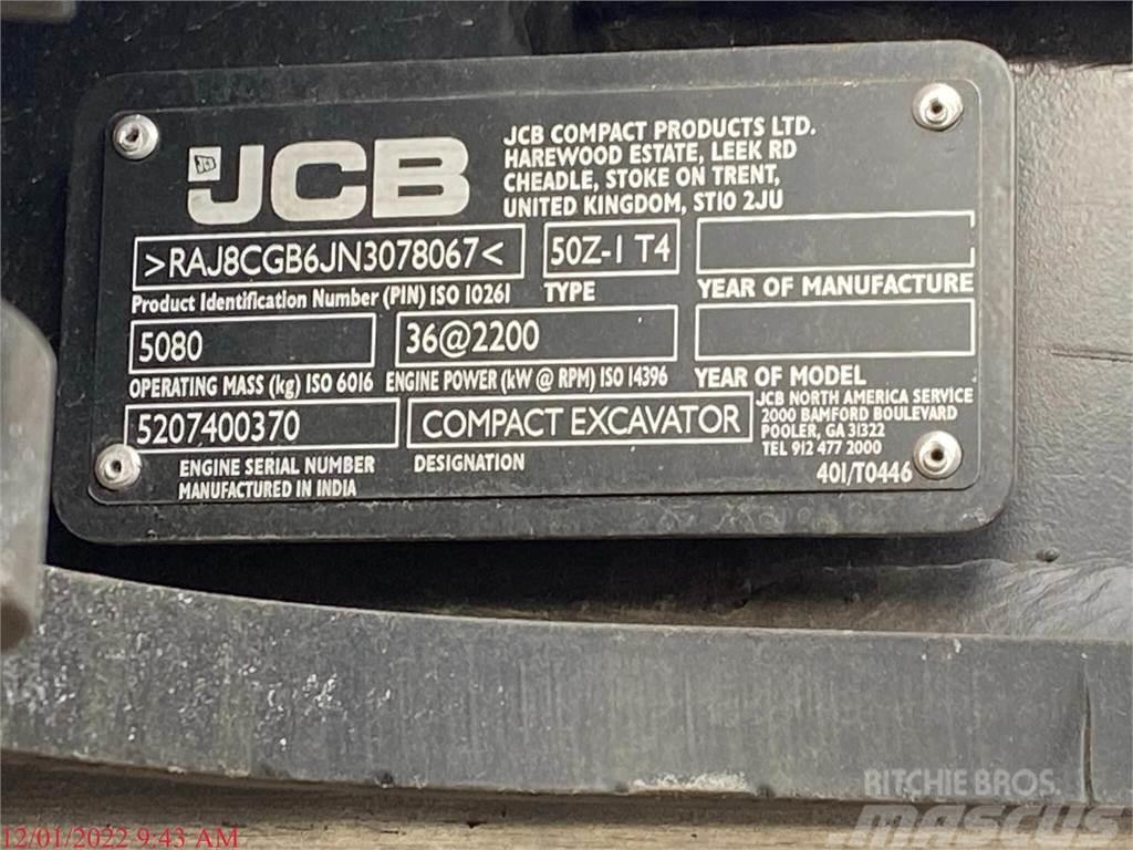 JCB 50Z-1 Minikoparki