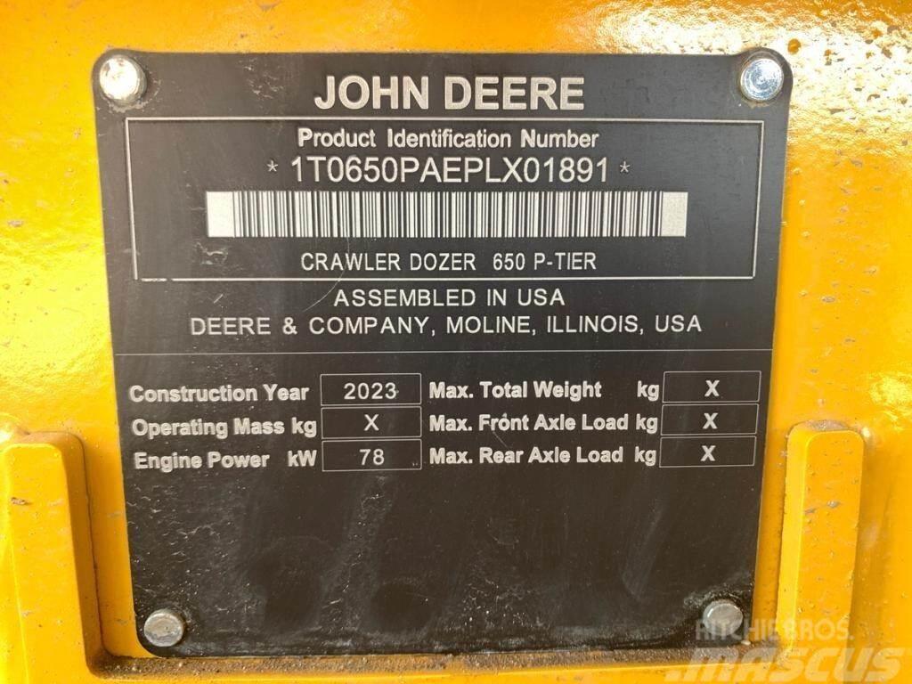 John Deere 650P LGP Spycharki gąsienicowe